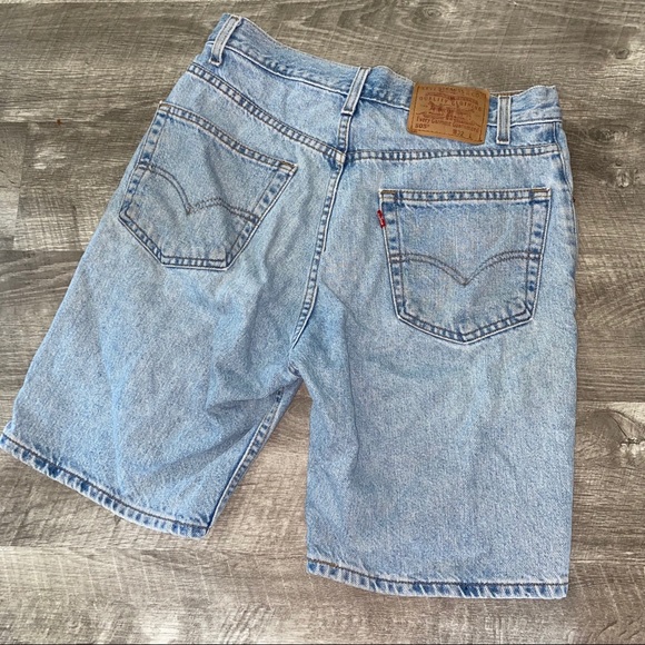 Vintage Mens Levi Jean Shorts Jorts 32 